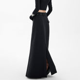 High - Waisted A - Line Skirt - COPPING THREADS - CHICISLAND